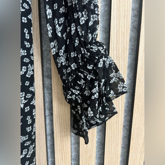 The Kooples - Floral Printed Long Sleeve Mini Dress - Small - Picture 9 of 10